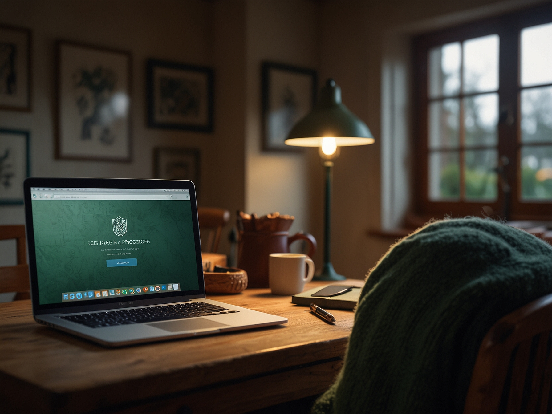 Puntit login hero image showing calm and secure access
