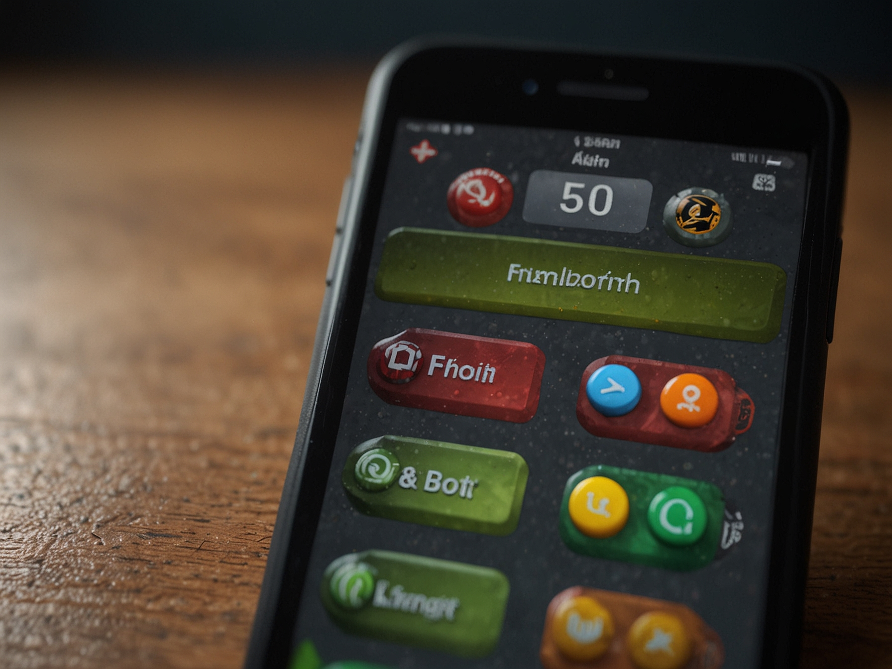 Set limits feature visual on game screen